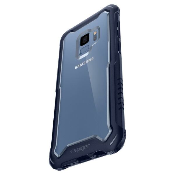 Spigen Galaxy S9 ile Uyumlu Kılıf Hybrid 360 Deep Sea Blue