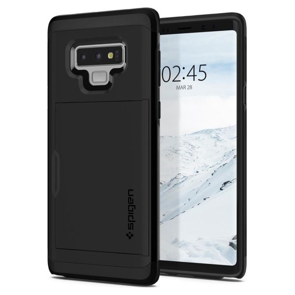 Spigen Galaxy Note 9 ile Uyumlu Kılıf Slim Armor CS Black