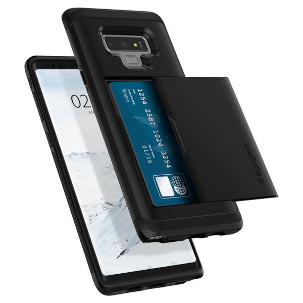 Spigen Galaxy Note 9 ile Uyumlu Kılıf Slim Armor CS Black