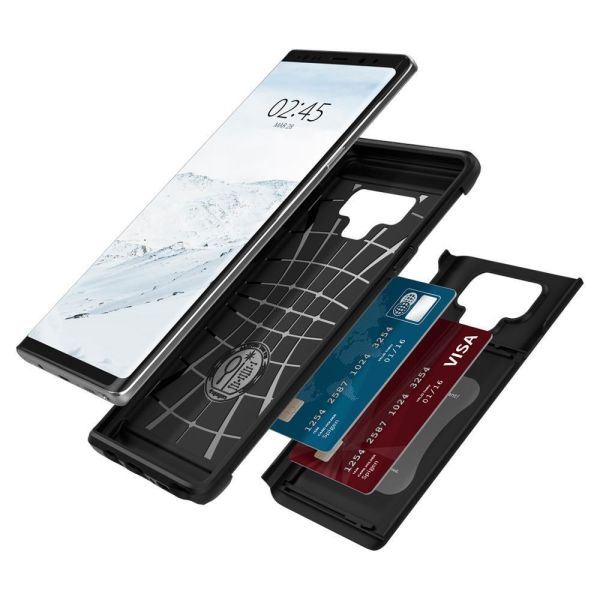 Spigen Galaxy Note 9 ile Uyumlu Kılıf Slim Armor CS Black