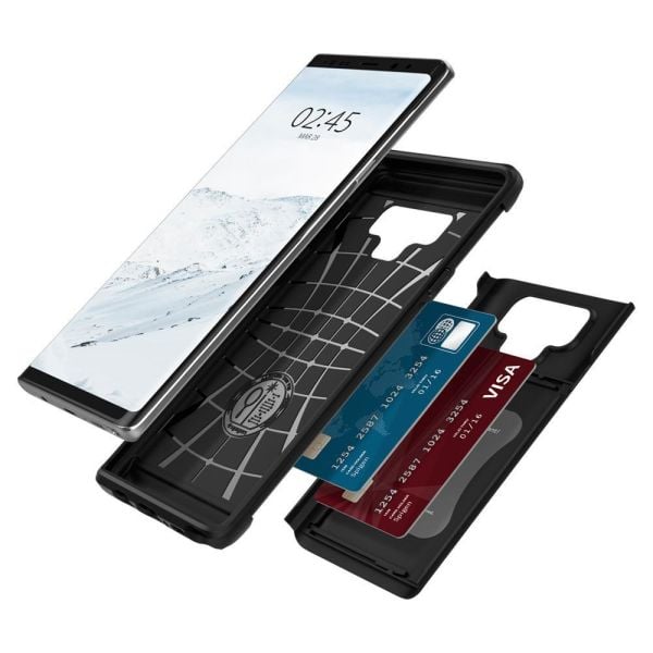 Spigen Galaxy Note 9 ile Uyumlu Kılıf Slim Armor CS Black