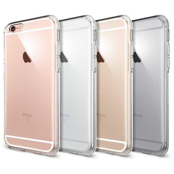 Spigen iPhone 6s/6 ile Uyumlu Kılıf Liquid Crystal 4 Tarafı Tam Koruma Kapalı