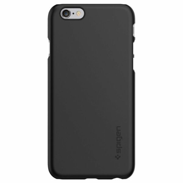 Spigen iPhone 6s/6 ile Uyumlu Kılıf Thin Fit Ultra İnce Black