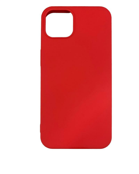 iPhone 13 Pro Max ile Uyumlu Cappy Silikon Kılıf Kırmızı