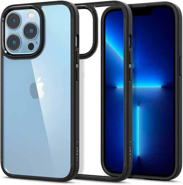 Spigen iPhone 13 Pro ile Uyumlu Kılıf Ultra Hybrid Matte Black
