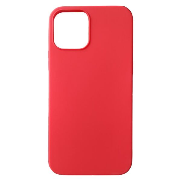 iPhone 12 (6.1'') ile Uyumlu Nxe Desing Silikon Kılıf Kırmızı