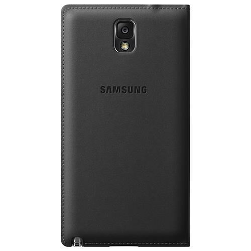 Galaxy Note 3 N9000 ile Uyumlu Flip Wallet Kılıf Siyah EF-WN900B