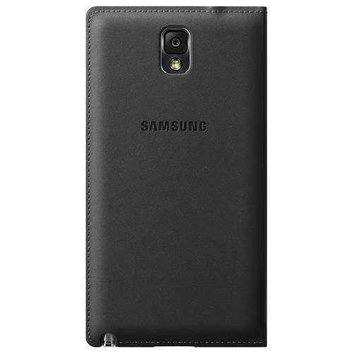 Galaxy Note 3 N9000 ile Uyumlu Flip Wallet Kılıf Siyah EF-WN900B