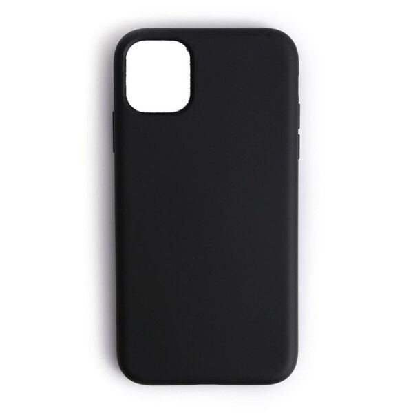 iPhone 11 ile Uyumlu Cappy Silikon Kılıf Siyah