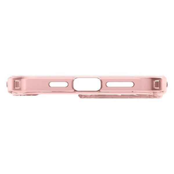 Spigen iPhone 13 Pro Max ile Uyumlu Kılıf Ultra Hybrid Rose Crystal