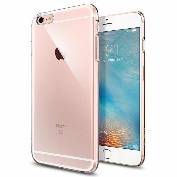 Spigen iPhone 6s Plus/6 Plus ile Uyumlu Kılıf Thin Fit Ultra İnce Crystal Clear