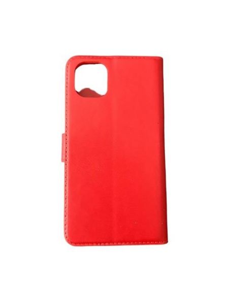 Jopus iPhone 11 Pro ile Uyumlu Kapaklı Kartlıklı Cüzdanlı Kılıf Kırmızı