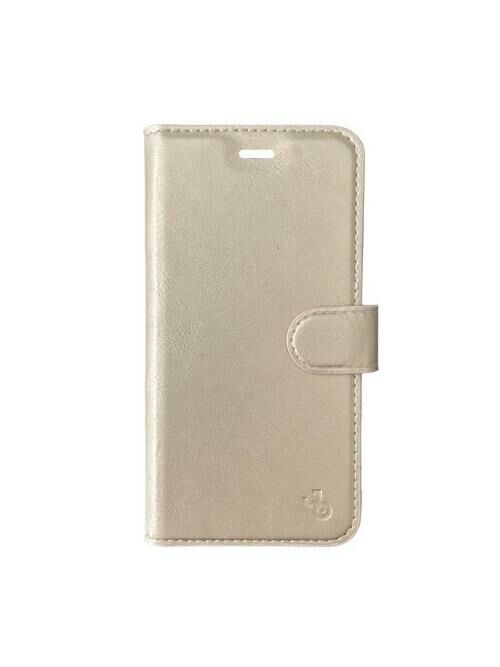Jopus iPhone 11 Pro ile Uyumlu Kapaklı Kartlıklı Cüzdanlı Kılıf Gold