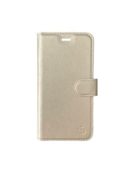 Jopus iPhone 11 Pro ile Uyumlu Kapaklı Kartlıklı Cüzdanlı Kılıf Gold