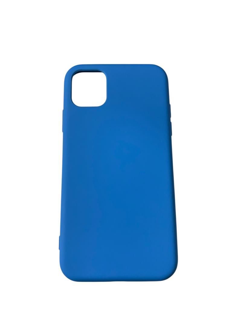 iPhone 11 ile Uyumlu Cappy Silikon Kılıf Mavi