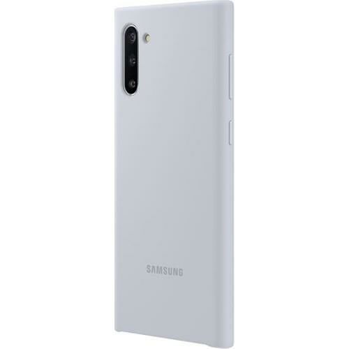Galaxy Note 10 ile Uyumlu Silikon Kılıf Gümüş EF-PN970TSEGWW (Out)