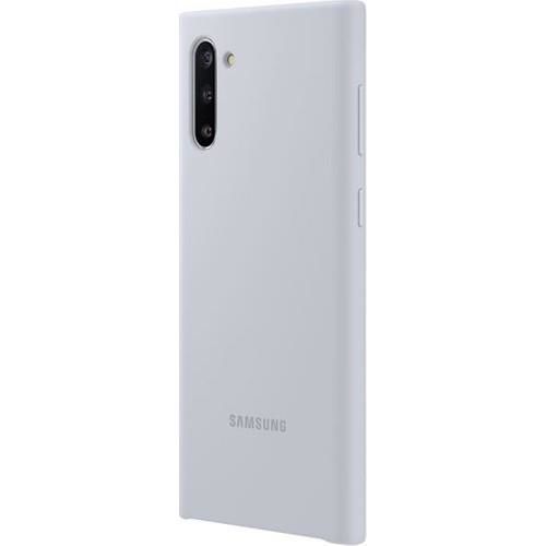 Galaxy Note 10 ile Uyumlu Silikon Kılıf Gümüş EF-PN970TSEGWW (Out)