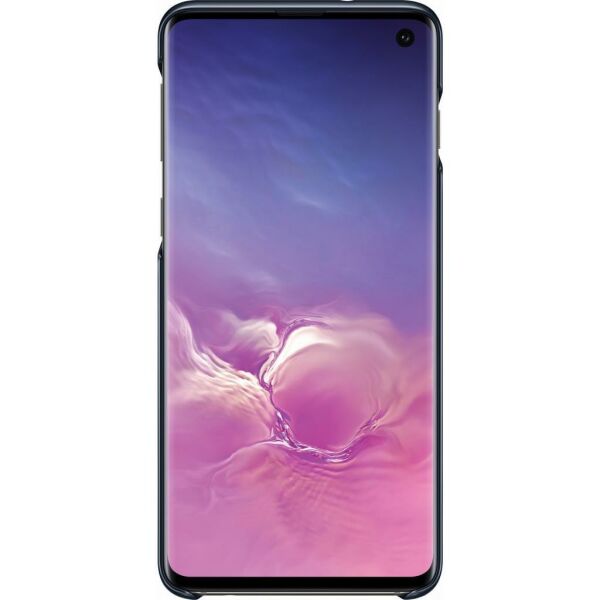 Galaxy S10 ile Uyumlu Kılıf Led Cover Siyah EF-KG973CBEGWW (Out)