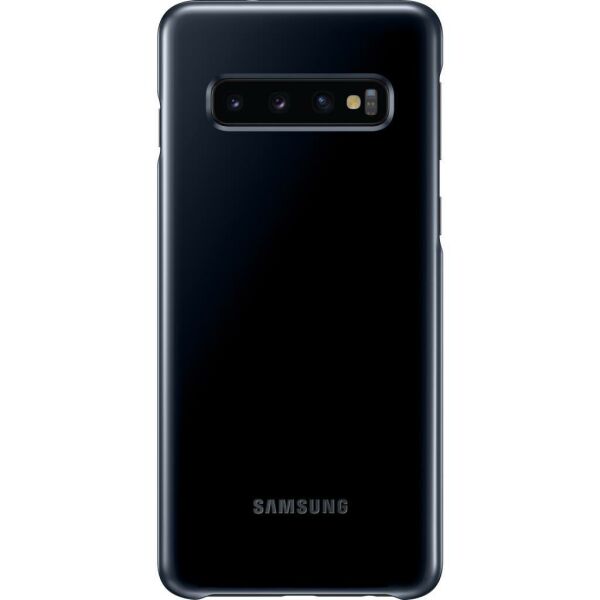 Galaxy S10 ile Uyumlu Kılıf Led Cover Siyah EF-KG973CBEGWW (Out)