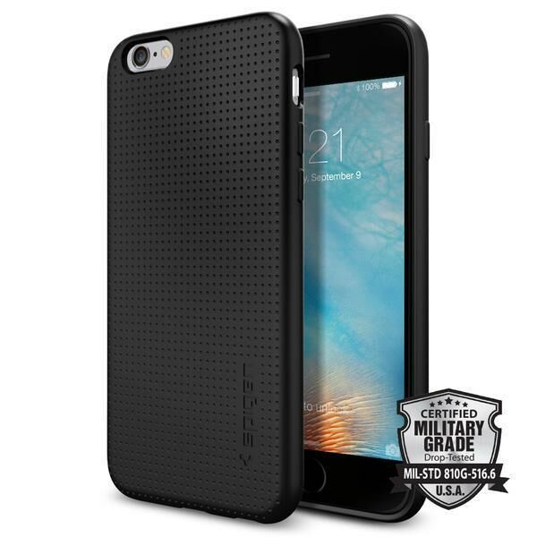 Spigen iPhone 6s/6 ile Uyumlu Kılıf Liquid Armor Black