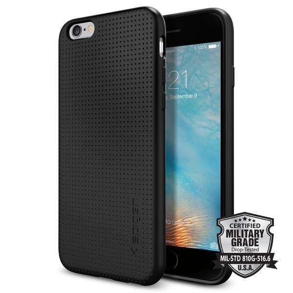 Spigen iPhone 6s/6 ile Uyumlu Kılıf Liquid Armor Black