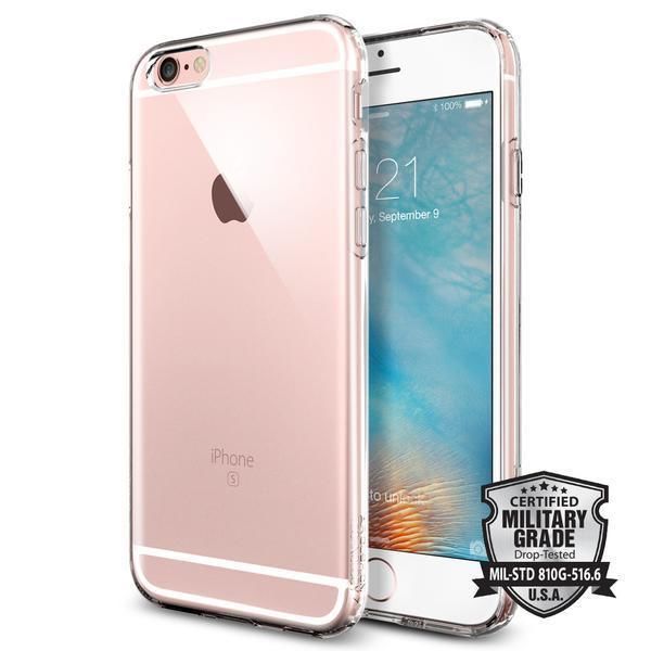 Spigen iPhone 6s/6 ile Uyumlu Kılıf Liquid Armor Crystal Clear