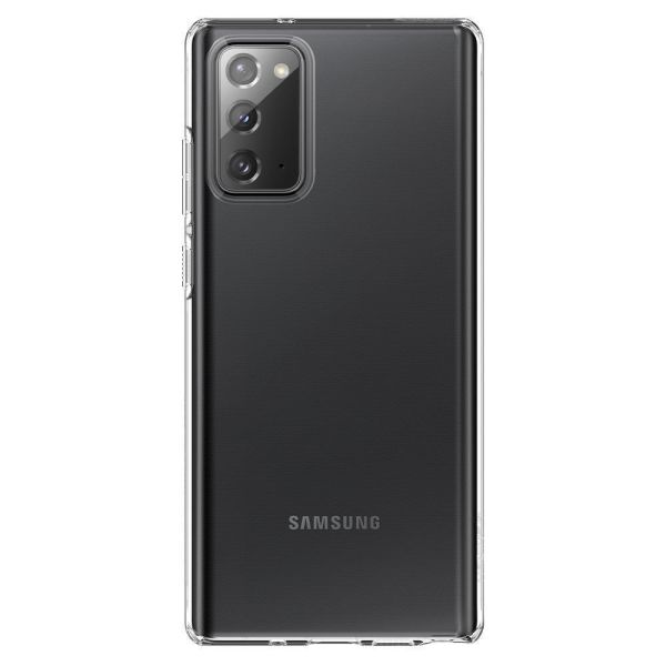 Spigen Galaxy Note 20 ile Uyumlu Kılıf Crystal Flex Crystal Clear (Out)