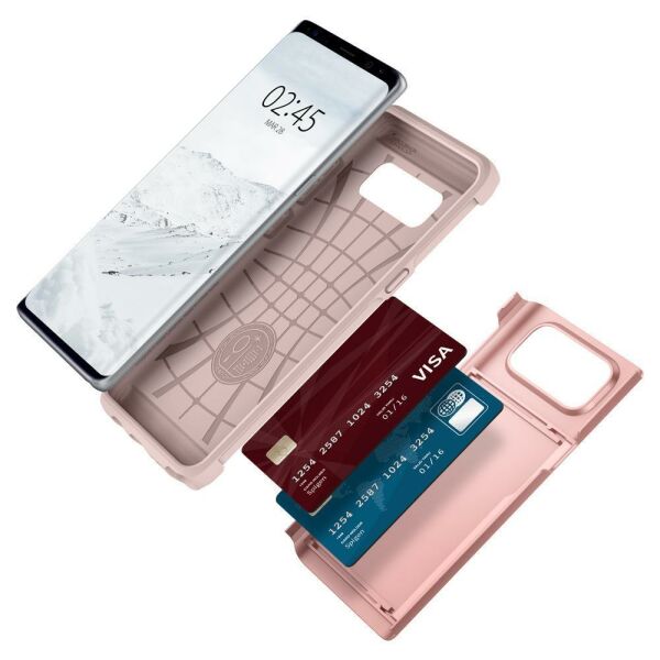 Spigen Galaxy Note 8 ile Uyumlu Kılıf Slim Armor CS Rose Gold