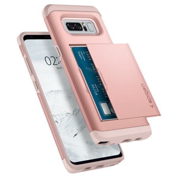 Spigen Galaxy Note 8 ile Uyumlu Kılıf Slim Armor CS Rose Gold