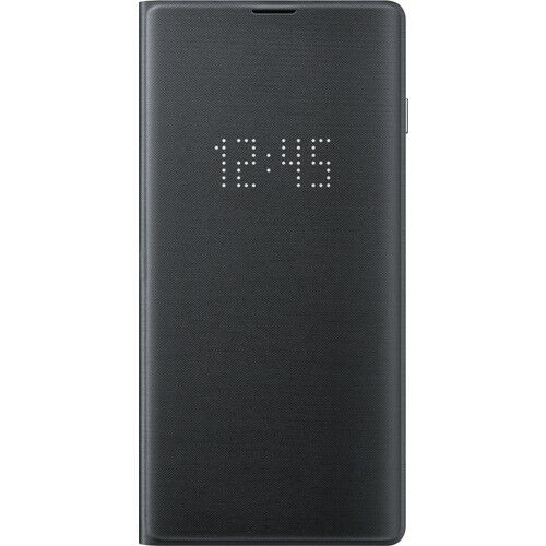 Galaxy S10 ile Uyumlu LED View Cover Siyah EF-NG973PBEGWW (Out)