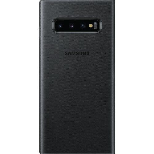 Galaxy S10 ile Uyumlu LED View Cover Siyah EF-NG973PBEGWW (Out)