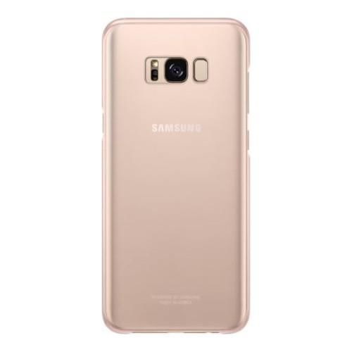 Galaxy S8+ ile Uyumlu Şeffaf Koruyucu Kılıf Pembe EF-QG955CPEGWW (Out)