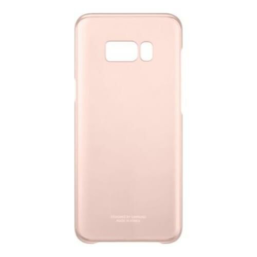 Galaxy S8+ ile Uyumlu Şeffaf Koruyucu Kılıf Pembe EF-QG955CPEGWW (Out)