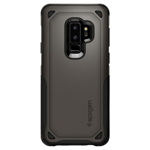 Spigen Galaxy S9 Plus ile Uyumlu Kılıf Hybrid Armor Gunmetal