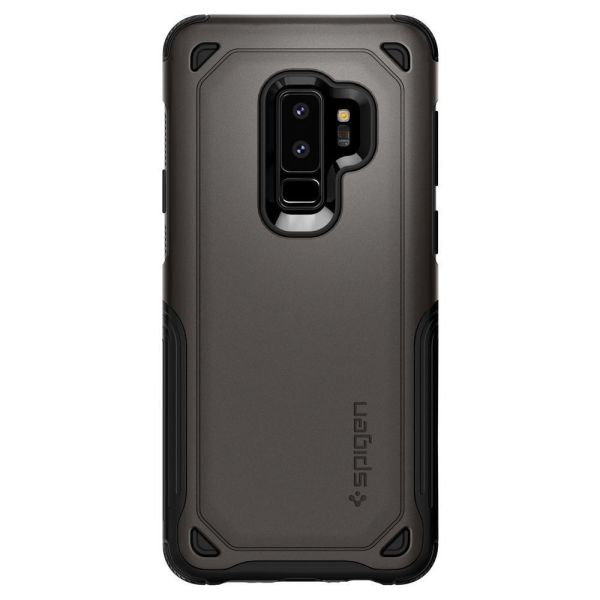Spigen Galaxy S9 Plus ile Uyumlu Kılıf Hybrid Armor Gunmetal