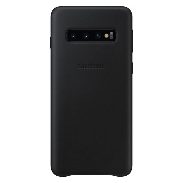 Galaxy S10 ile Uyumlu Kılıf Leather Cover Siyah EF-VG973LBEGWW (Out)