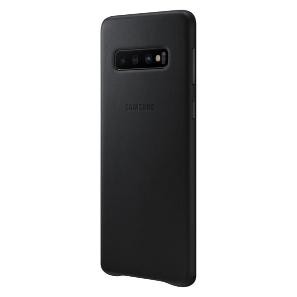 Galaxy S10 ile Uyumlu Kılıf Leather Cover Siyah EF-VG973LBEGWW (Out)