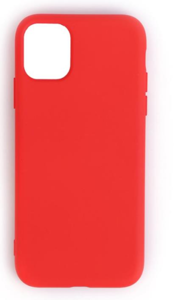 iPhone 11 Pro Max ile Uyumlu Cappy Silikon Kılıf Kırmızı