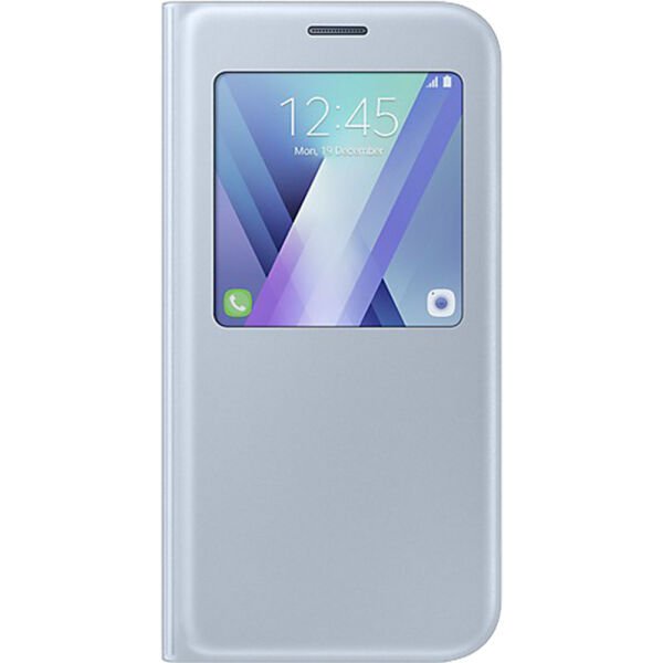 Galaxy A7(2017) ile Uyumlu S View Cover Mavi EF-CA720PLEGWW (Out)
