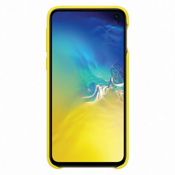 Galaxy S10e ile Uyumlu Kılıf Leather Cover Sarı EF-VG970LYEGWW