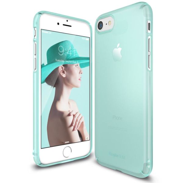 Ringke Slim Frost iPhone 7/8 ile Uyumlu KIlıf Mint İnce Buzlu Transparan