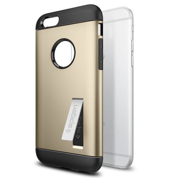 Spigen iPhone 6/6s ile Uyumlu Kılıf Slim Armor Champagne Gold