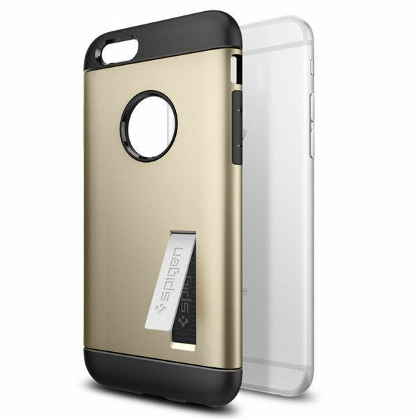 Spigen iPhone 6/6s ile Uyumlu Kılıf Slim Armor Champagne Gold
