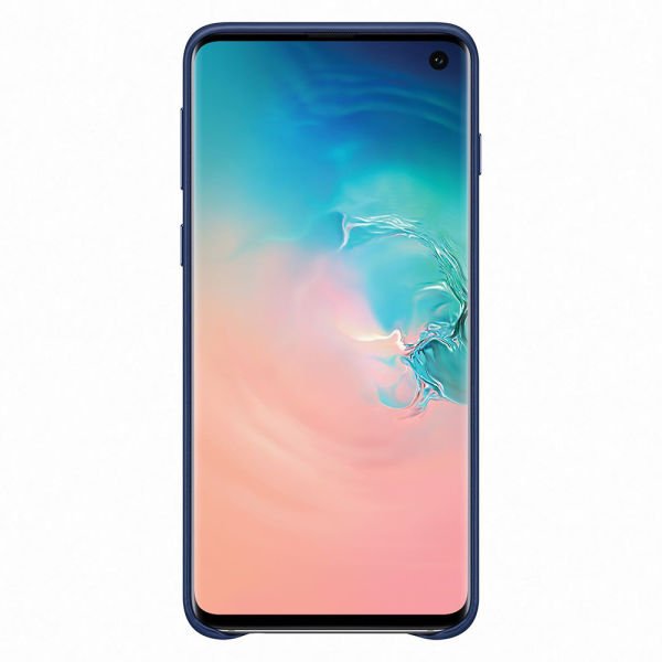 Galaxy S10 ile Uyumlu Kılıf Leather Cover Lacivert EF-VG973LNEGWW