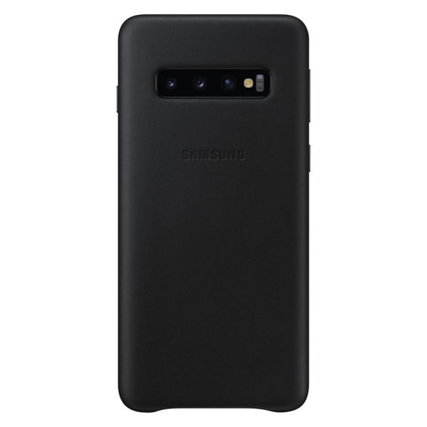 Galaxy S10 ile Uyumlu Kılıf Leather Cover Siyah EF-VG973LBEGWW
