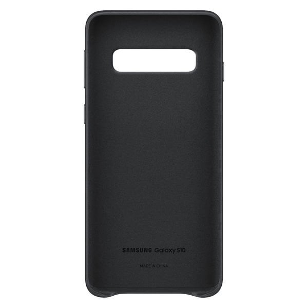 Galaxy S10 ile Uyumlu Kılıf Leather Cover Siyah EF-VG973LBEGWW