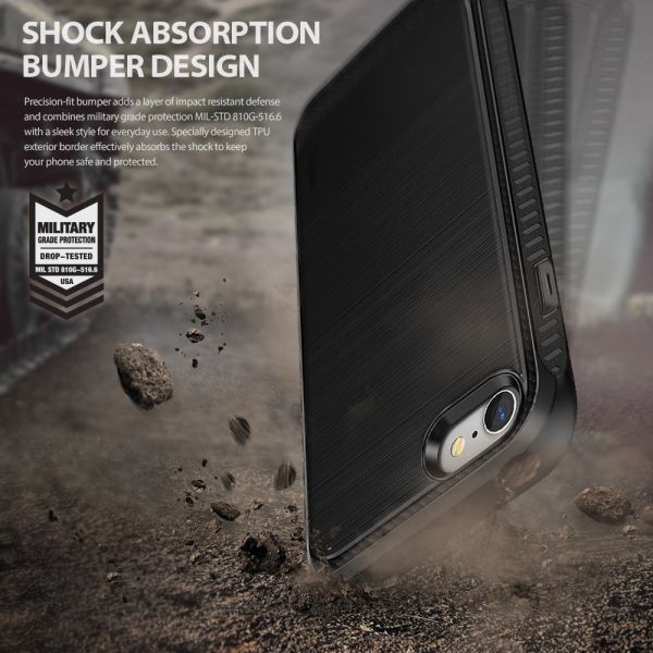 Ringke Onyx iPhone 7/8 ile Uyumlu KIlıf Mist Gray