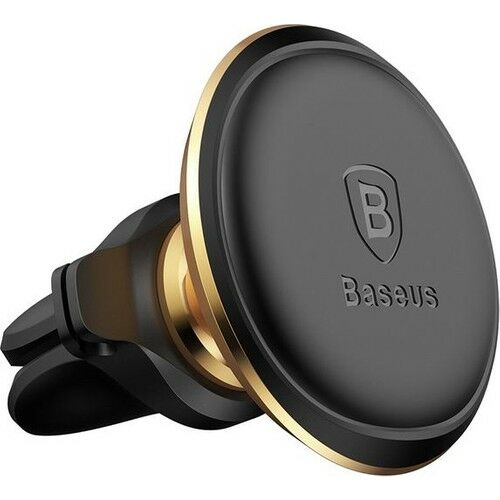 Baseus Klipsli Manyetik Araç Telefon Tutucu Gold SUGX-A0V