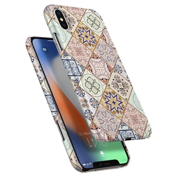 Spigen iPhone XS / iPhone X ile Uyumlu Kılıf Thin Fit Design Edition Arabesque