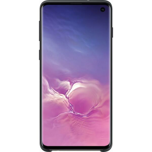 Galaxy S10 ile Uyumlu Kılıf Silicone Cover Siyah EF-PG973TBEGWW (Out)